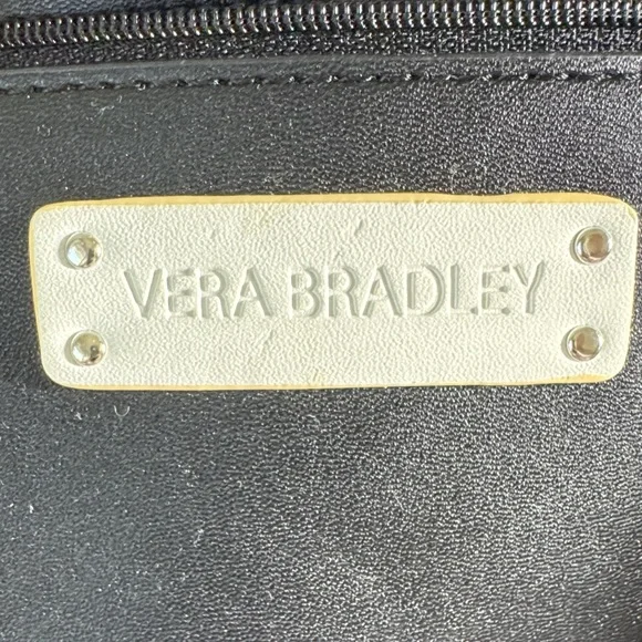 Vera Bradley Black and White Floral Tote - Picture 2 of 7